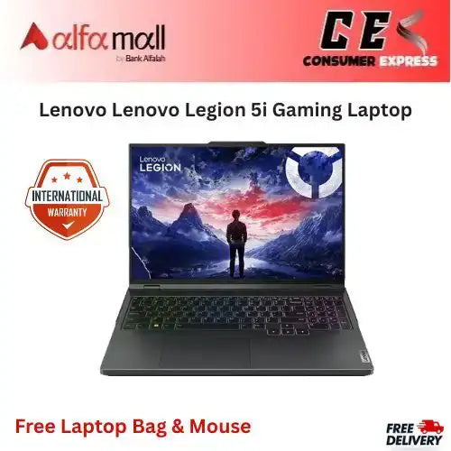 Lenovo Lenovo Legion 5i Gaming Laptop | AI-Powered Gaming PC - Intel Core i7-13650HX 16GB DDR5 1TB SSD - RTX 4060 8GB