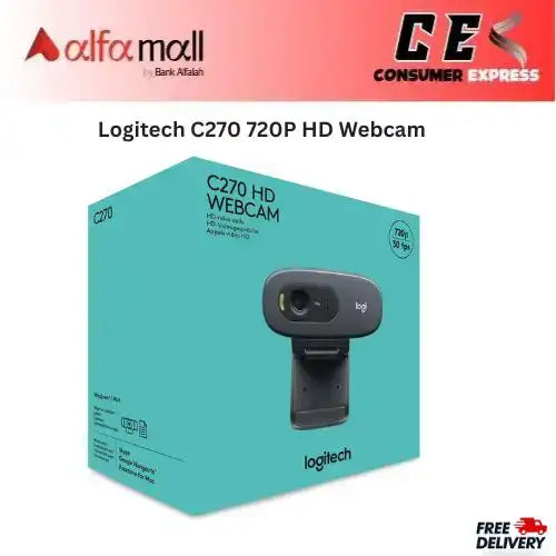 Logitech C270 720P HD Webcam