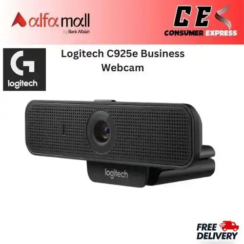 Logitech C925e Business Webcam 1080p Autofocus Up to 1.2x Zoom RightLight 2 Privacy Shutter