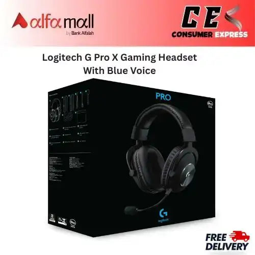 Logitech G Pro X Gaming Headset With Blue Voice