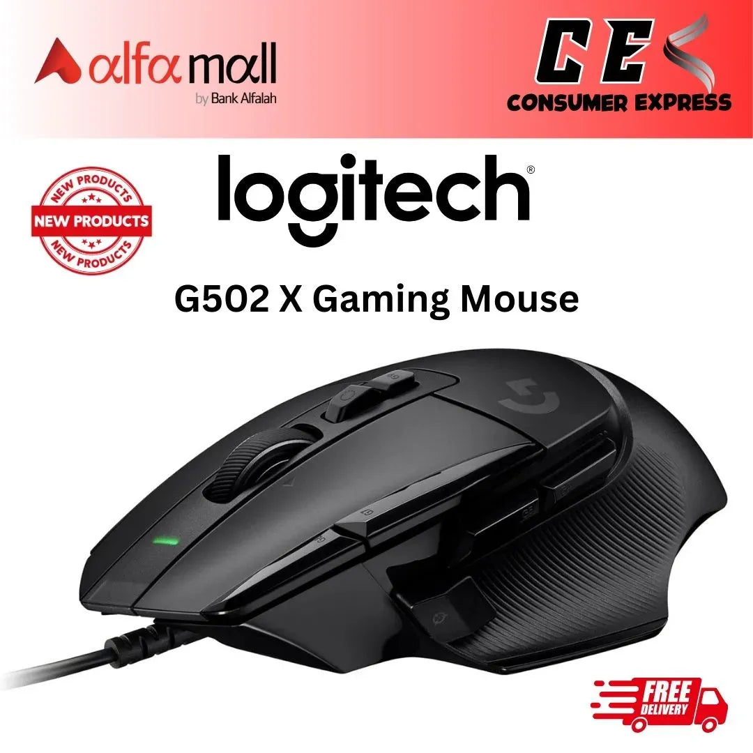 Logitech G502 X PLUS Wireless RGB Gaming Mouse