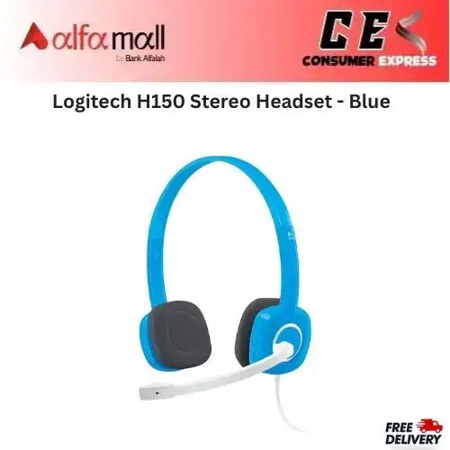 Logitech H150 Stereo Headset Blue