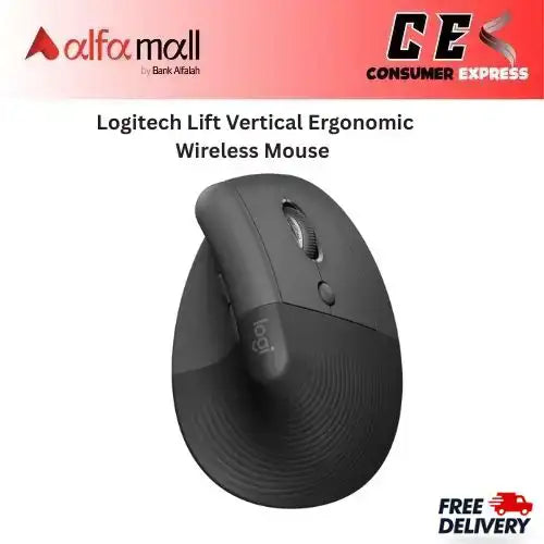 Logitech Lift Vertical Ergomic Wireless Mouse