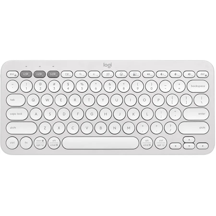 Logitech PEBBLE KEYS 2 K380S MultiDevice Bluetooth Wireless Keyboard, Slim and Portable