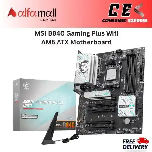 MSI B840 Gaming Plus Wifi AM5 X Motherboard