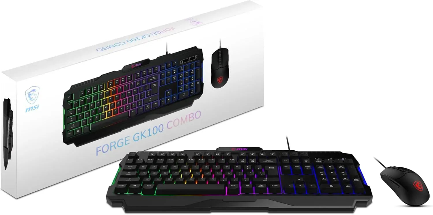 MSI Forge GK100 Combo US Wired Keyboard