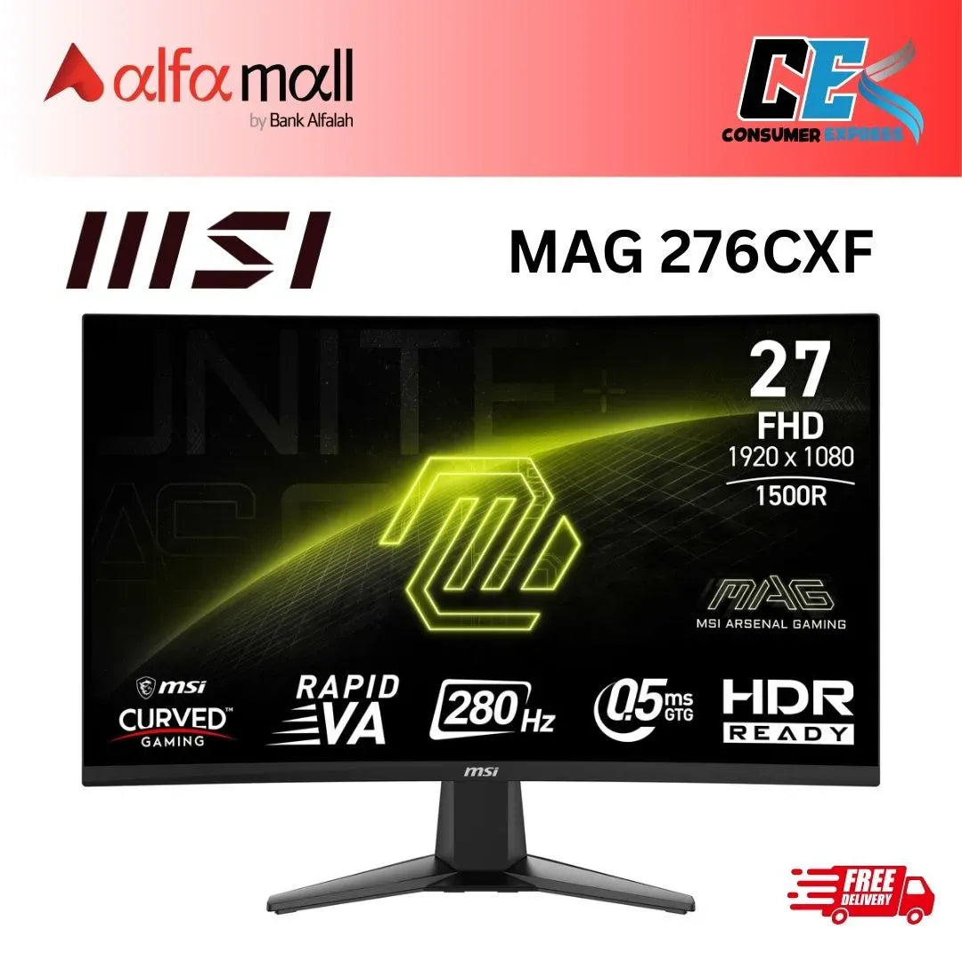 MSI MAG 276CXF 27inch FHD 280Hz Curved Gaming Mitor