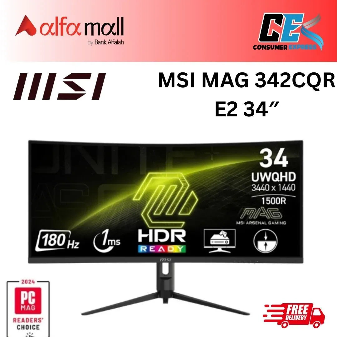 MSI MAG 342CQR E2 34inch Ultrawide Gaming Mitor