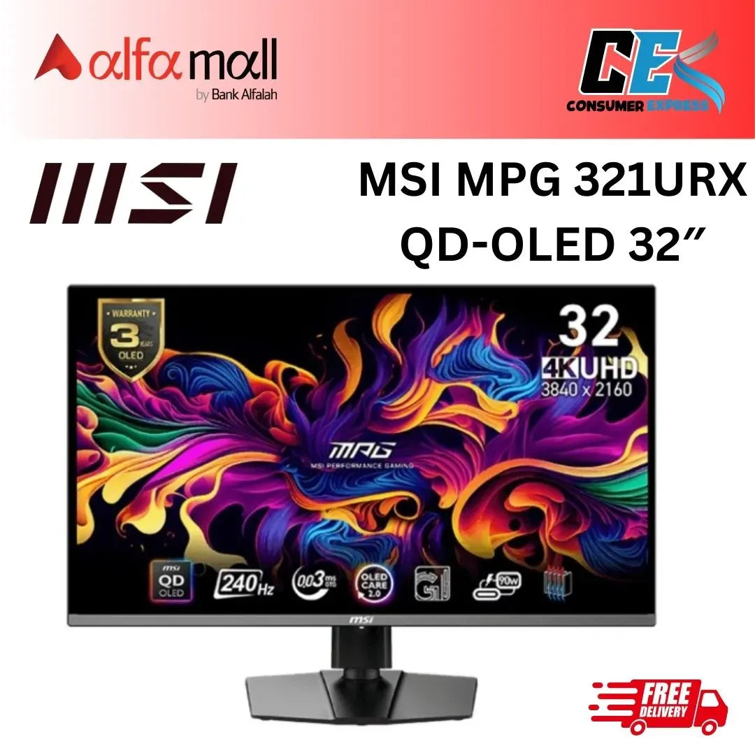 MSI MPG 321URX QDOLED 32inch 4K Gaming Mitor