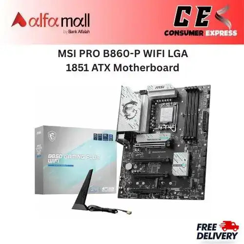 MSI PRO B860P WIFI LGA 1851 X Motherboard