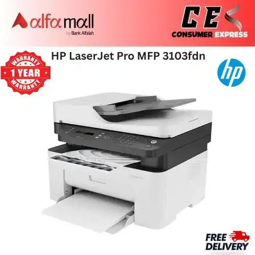 HP LaserJet Pro MFP 3103fdn Printer (3G631A) (Brand New, 1 Year Warranty)