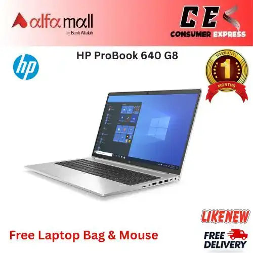 HP ProBook 650 G8 11th Gen Core i5 16GB DDR4 RAM, 512GB NVMe SSD, 15.6" FHD 1080p UWVA eDP AG Display, Fingerprint Reader (Like New) Free Bag & Mouse