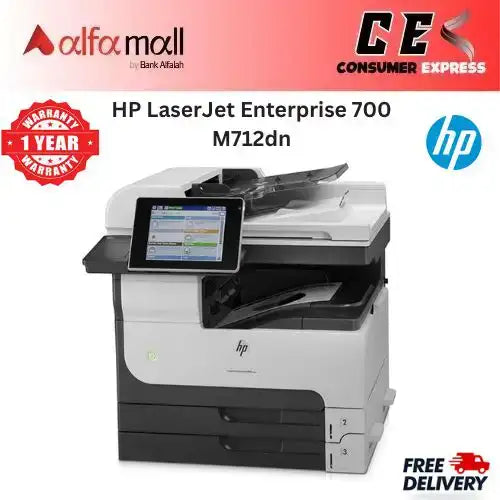 HP LaserJet Enterprise 700 M712dn Mochrome Laser Printer (Brand New, 1 Year Warranty)