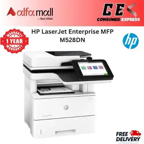 HP LaserJet Enterprise MFP M528DN Printer (Brand New, 1 Year Warranty)