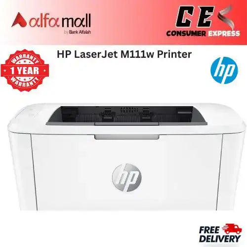 HP LaserJet M111w Printer A4 Black and White USB Wireless (Brand New, 1 Year Warranty)