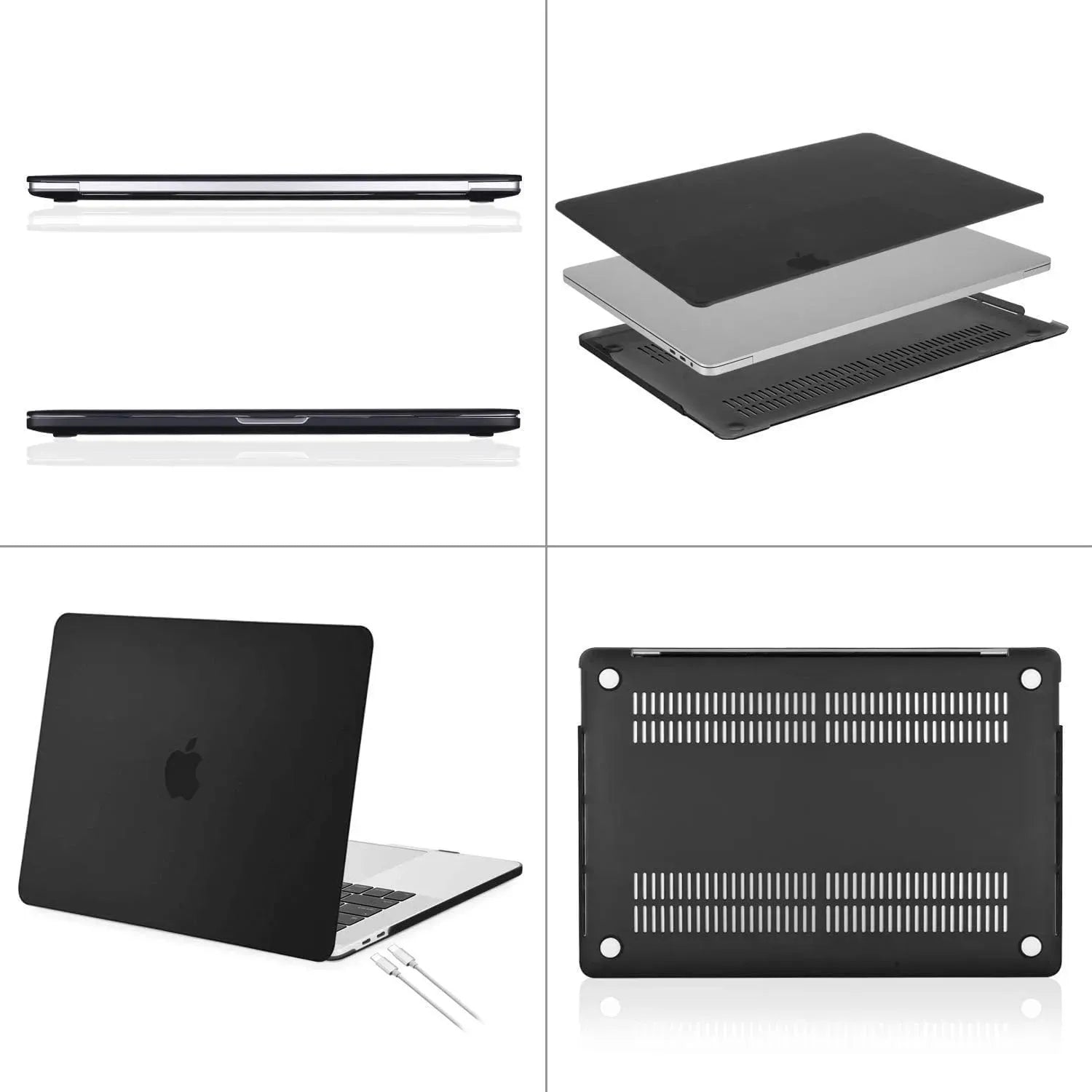 Hard Case Macbook Pro 16 inch for Model A2141 with Touch Bar Black CE