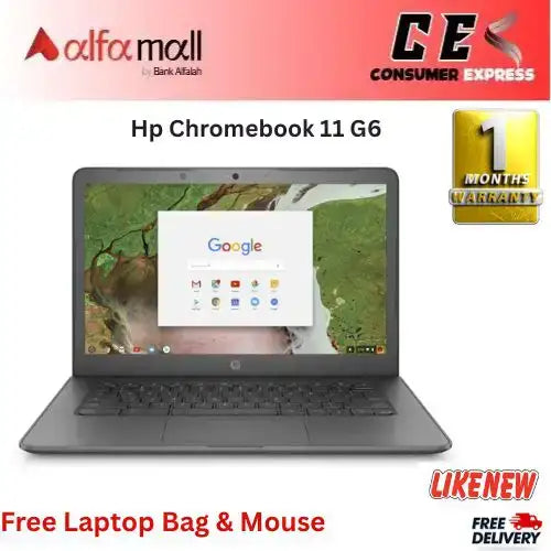 Hp Chromebook 11 G6 Intel Celer 4GB Ram 32GB Storage 11.6 inch Display 2027 Auto Upde Expiry Chromebook