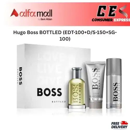 Hugo Boss BOTTLED (EDT100+D/S150+SG100)