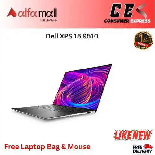 Dell XPS 15 9510 Core i7 7th Gen 32GB RAM 512GB SSD NVIDIA GeFoRoberto Cavallie GTX 1050 4GB Graphics Card Touch 4K 15.6 Inch Display (Like New) Free Bag & Mouse