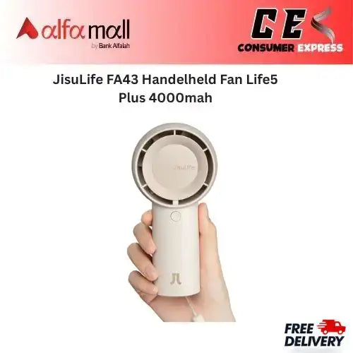 JisuLife FA43 Handelheld Fan Life5 Plus 4000mah