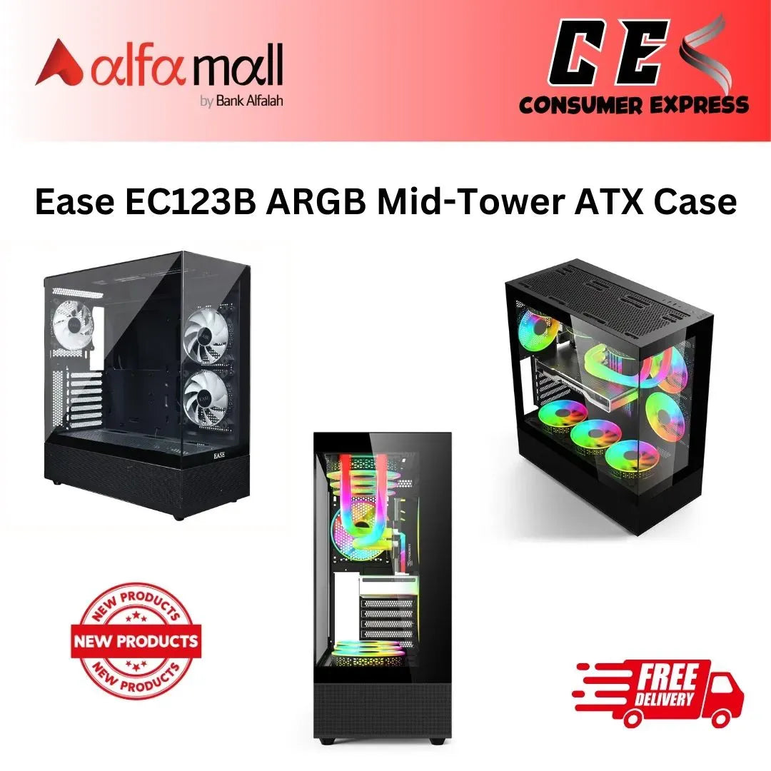 Ease EC123B ARGB MidTower X Case