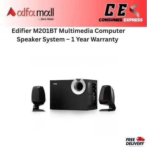 Edifier M201BT Multimedia Computer Speaker System €“ 1 Year Warranty