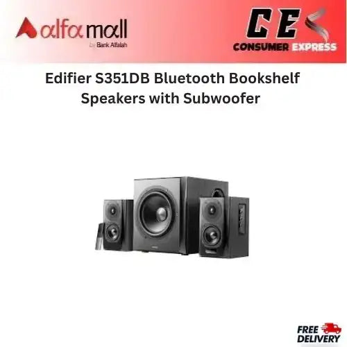Edifier S351DB Bluetooth Bookshelf Speakers with Subwoofer