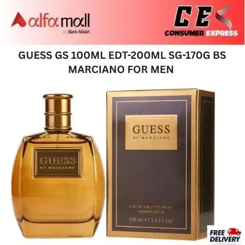 GUESS GS 100ML EDT200ML SG170G BS MARCIANO FOR MEN