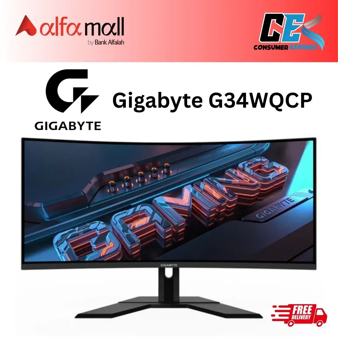 Gigabyte G34WQCP 34inch WQHD 180Hz Curved Gaming Mitor