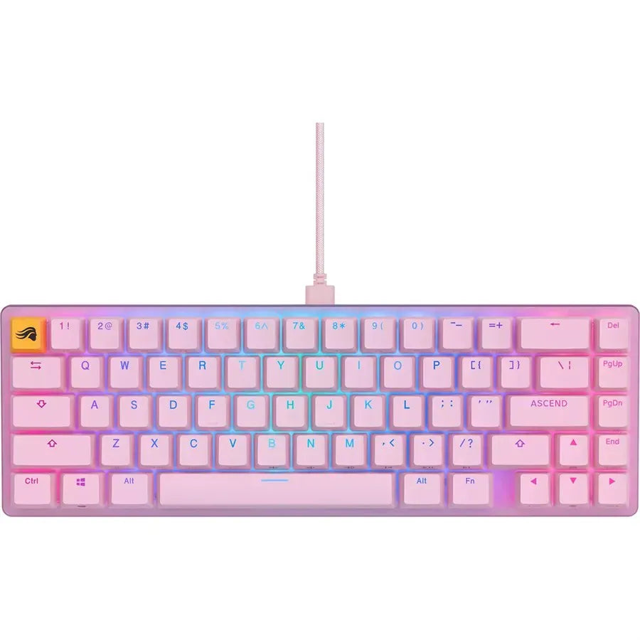 Glorious GMMK2 Modular Mechanical Keyboard PreBuilt Editi Compact 65% Pink USA TKL