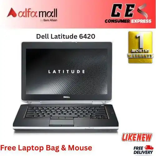 Dell Litude 6420 Corei72nd Gen 4GB RAM 500GB HDD NVIDIA NUS 4200M 1GB Graphics Card 14€³ Display