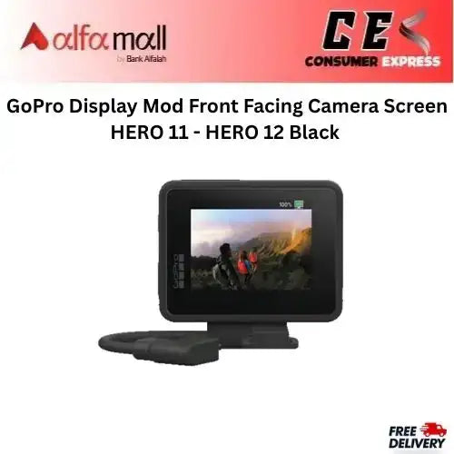 GoPro Display Mod Frt Facing Camera Screen HERO 11 HERO 12 Black
