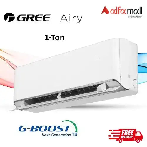 Gree Airy 1 T T3 Inverter AC 12AITH23W Whitel (Lest Model)