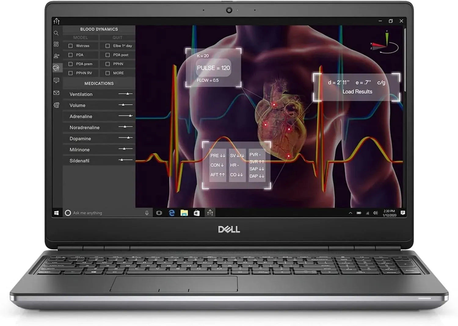 Dell Precisi 7550 Laptop Intel Core i710750H 10th Gen 6 Core, 16GB Ram DDR4, 512GB SSD, 15.6" FHD (1920 X 1080) Display, Nvidia Quadro T2000 Free Bag (Preowned)
