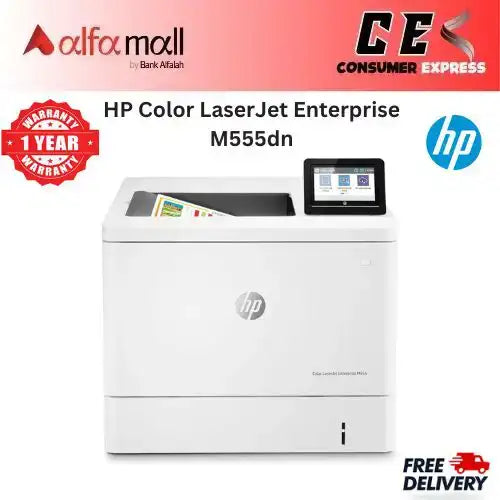 HP Color LaserJet Enterprise M555dn Duplex Printer (Brand New, 1 Year Warranty)