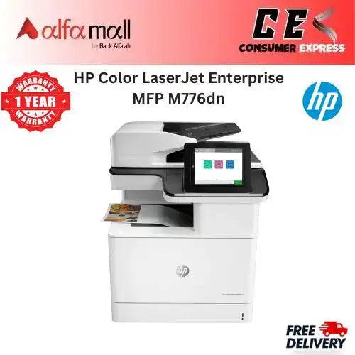 HP Color LaserJet Enterprise MFP M776dn Printer (Brand New, Official 1 Year Warranty)