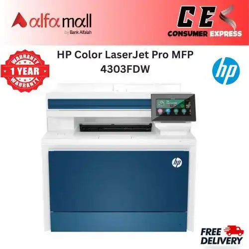 HP Color LaserJet Pro MFP 4303FDW Printer (5HH67A) (Brand New, 1 Year Warranty)