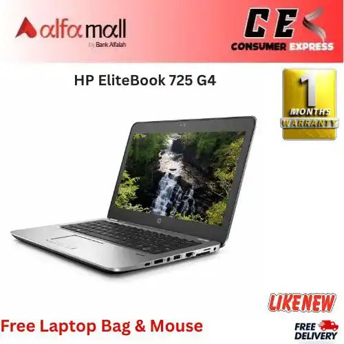 HP EliteBook 725 G4 AMD PRO A10 PRO A108730B 8GB RAM 256GB SSD 12.5€³ Display (Like New) Free Bag & Mouse