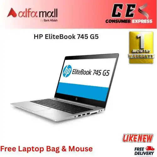 HP EliteBook 745 G5 Ryzen 5 8GB RAM 256GB SSD 14€³ Display (Like New) Free Bag & Mouse