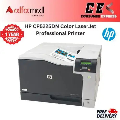 HP CP5225DN Color LaserJet Professial Printer A3 Printing (Brand New, 1 Year Warranty)