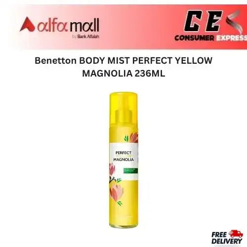 Benett BODY MIST PERFECT YELLOW MAGNOLIA 236ML
