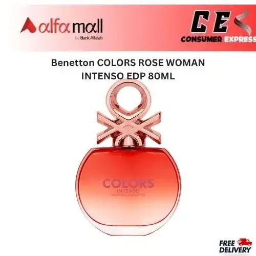 Benett COLORS ROSE WOMAN INTENSO EDP 80ML
