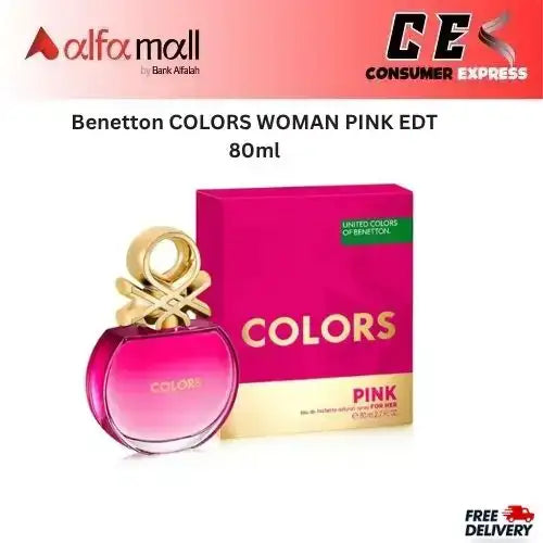 Benett COLORS WOMAN PINK EDT 80ml