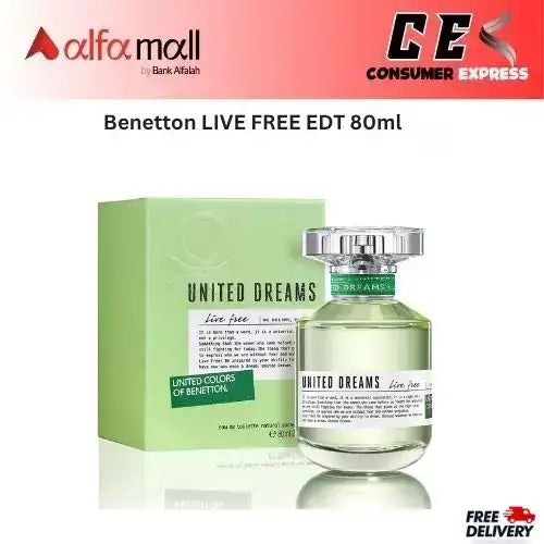 Benett LIVE FREE EDT 80 ML NEW