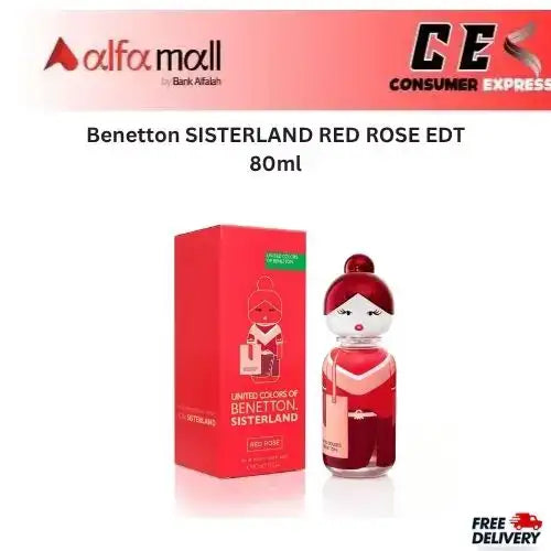 Benett SISTERLAND RED ROSE EDT 80ml