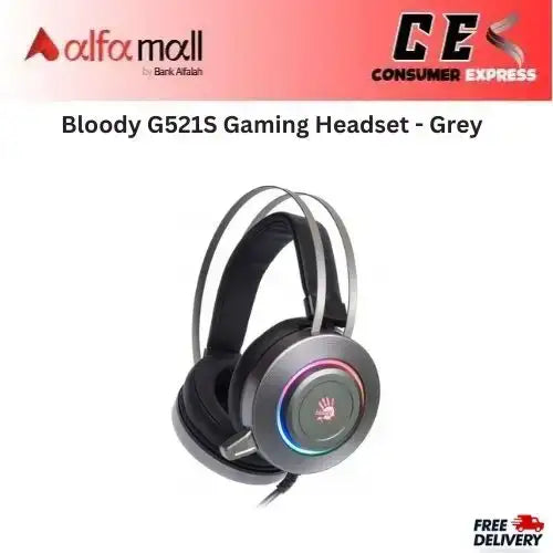 Bloody G521S Gaming Headset Grey