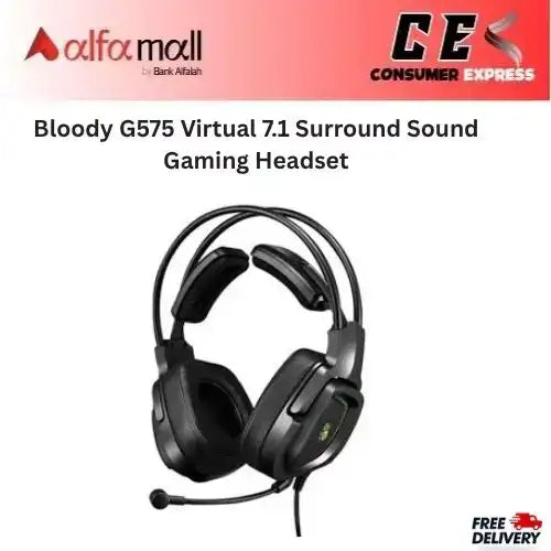 Bloody G575 Virtual 7.1 Surround Sound Gaming Headset -
