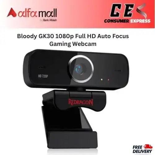 Bloody GK30 1080p Full HD Auto Focus Gaming Webcam