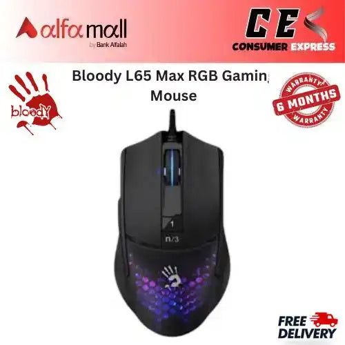 Bloody L65 Max RGB Gaming Mouse