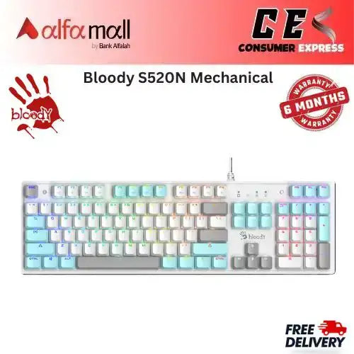 Bloody S520N Mechanical Switch RGB Gaming Keyboard